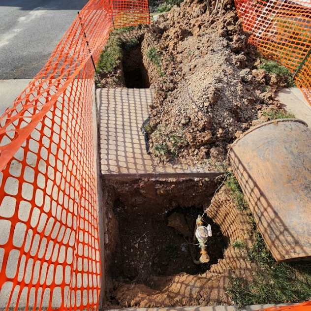 plumbing excavation